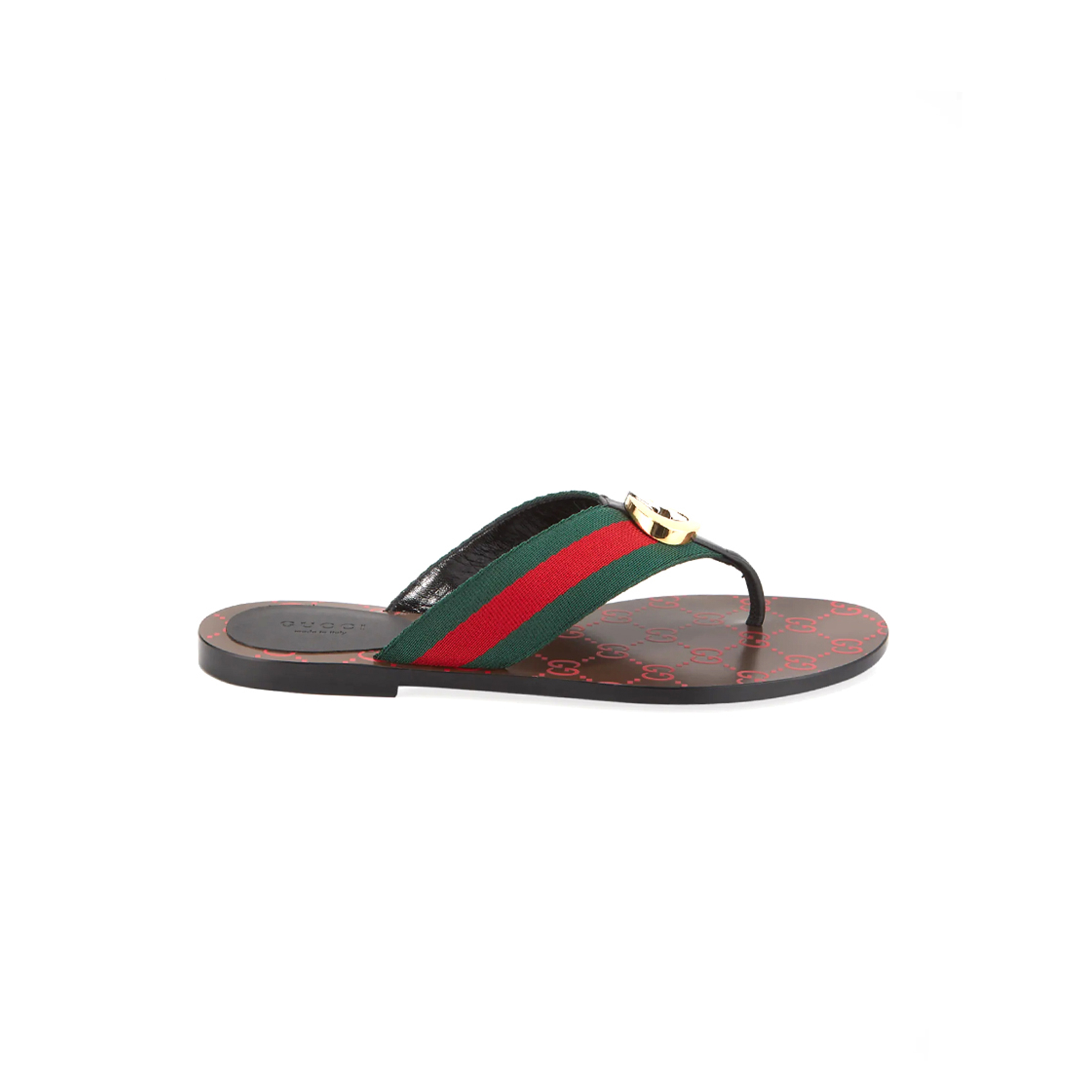 GUCCI KIKA WEB THONG SANDALS 612138